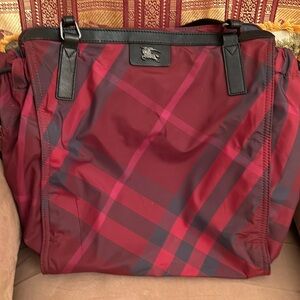 Burberry nylon shopper bag, like new